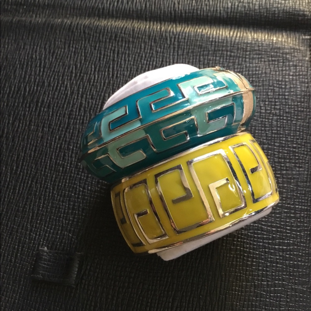 2 Enamel bracelets
